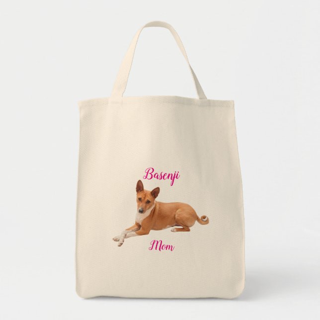 Basenji hundmamma  tygkasse (Framsidan)