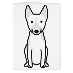 Basenji hundtecknad hälsningskort