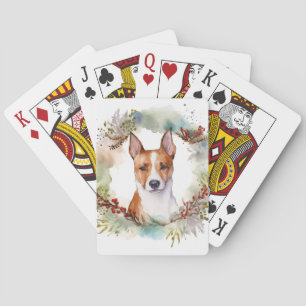 Basenji-julafton, Festive Valp Casinokort