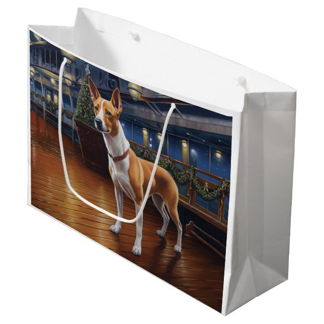 Basenji julkryssning: Pawsome höjdpunkt  (Framsidan Vinklad)