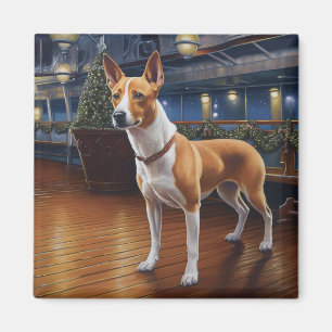 Basenji julkryssning: Pawsome höjdpunkt Magnet