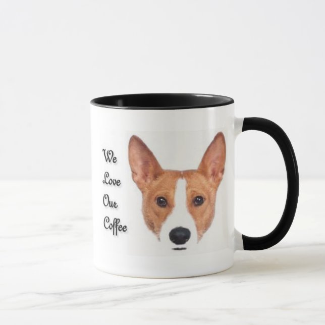 Basenji kaffemugg (Höger)
