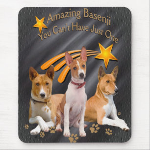 Basenji kan du inte ha precis en Mousepad Musmatta