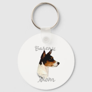 Basenji Mamma 2 Nyckelring