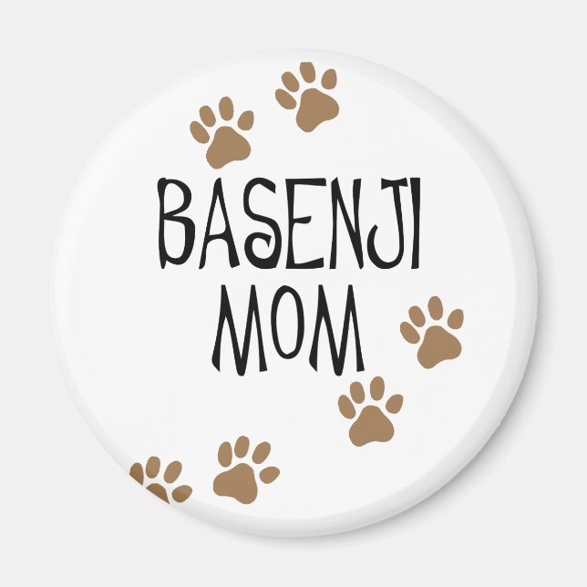 Basenji Mamma Magnet (Framsidan)