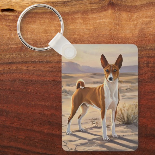 Basenji Nyckelring (Framsida)