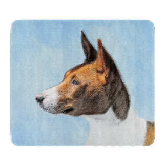 Basenji Painting - Cute Original Art