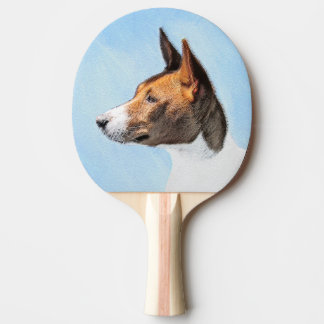 Basenji Painting - Cute Original Art Pingisracket