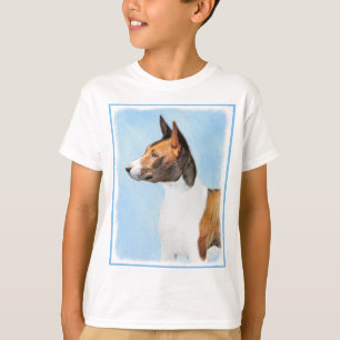Basenji Painting - Cute Original Art T Shirt