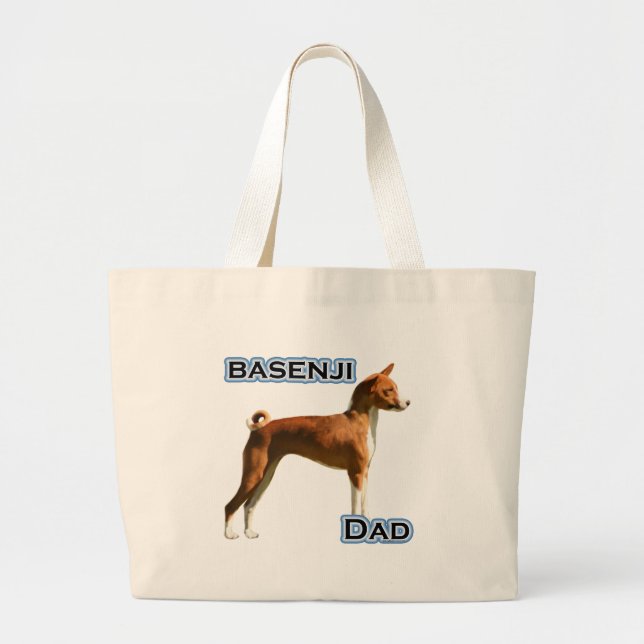 Basenji Pappa 4 Jumbo Tygkasse (Framsidan)
