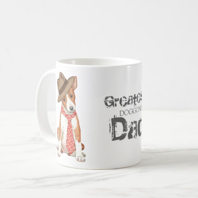 Basenji Pappa Kaffemugg (Framsida vänster)