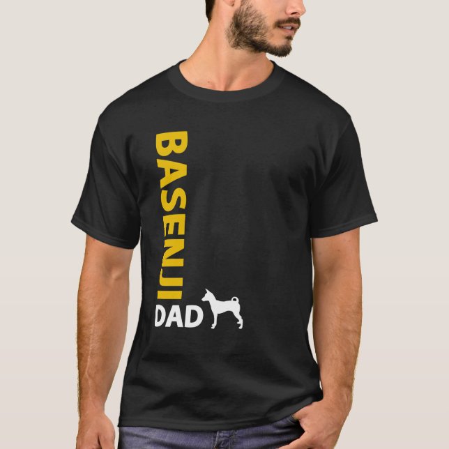 Basenji pappa tee (Framsida)