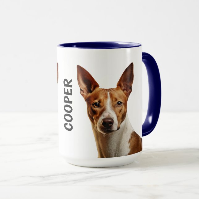 Basenji Personlig mugg (Framsida höger)