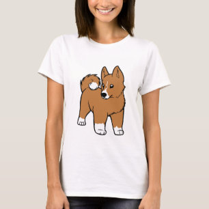 basenji seriefigur t-shirt