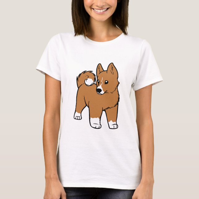 basenji seriefigur tröja (Framsida)