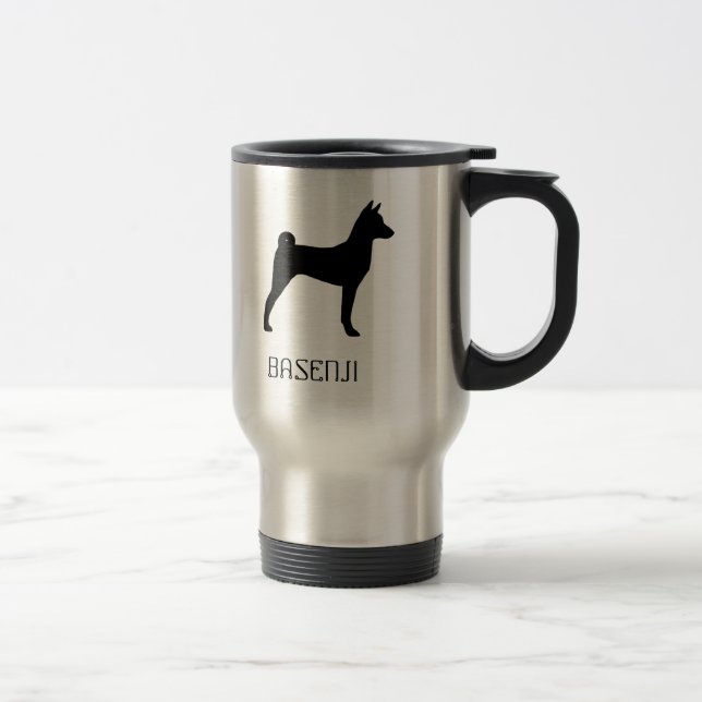 Basenji Silhouette Resemugg (Höger)