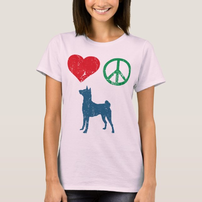 Basenji T-shirt (Framsida)