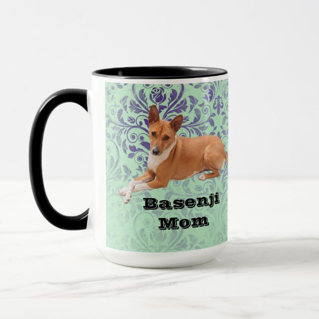 Basenji Tik Hund  Mugg (Vänster)