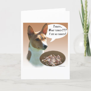 Basenji Turkiet Helgkort