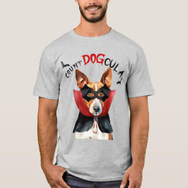 Basenji Vampire Hund Funny Halloween T Shirt