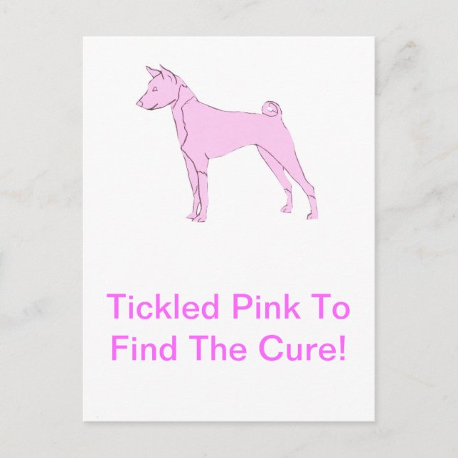 Basenji Vykort (Framsida)