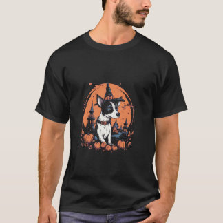 Basenji Witch Halloween Costume Hund älskare Puppy T Shirt