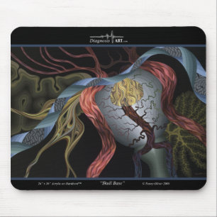 "Baserar skallen" mousepad!! Musmatta