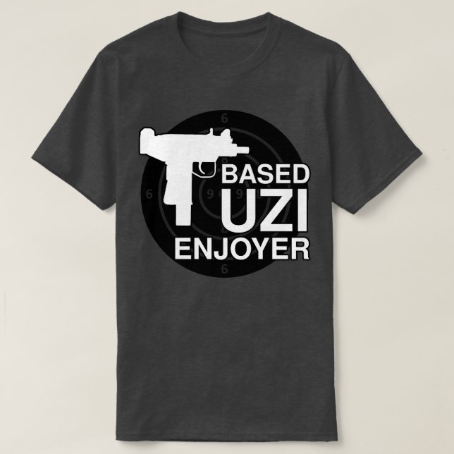 Baserat UZI Enjoyer T Shirt (Design framsida)