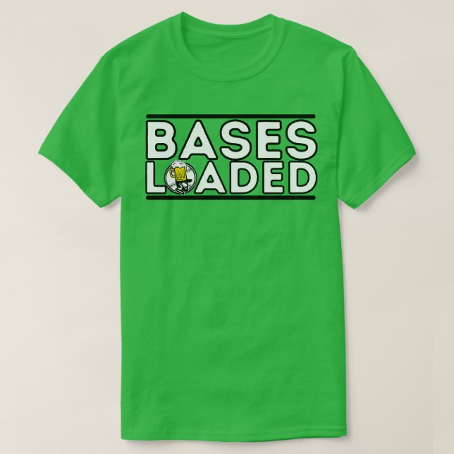 Bases Loaded Type TShirt T Shirt (Design framsida)