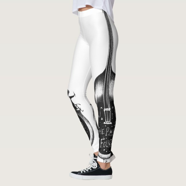Basfiolleggins vid Herr Trafalgar Leggings (Vänster)