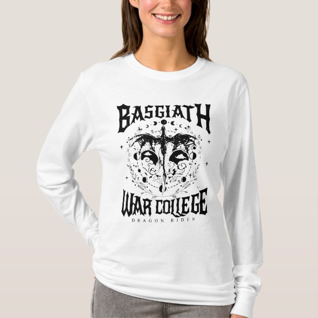 Basgiath Krig College Onofficial Fjärde Vinge Merc T Shirt (Framsida)