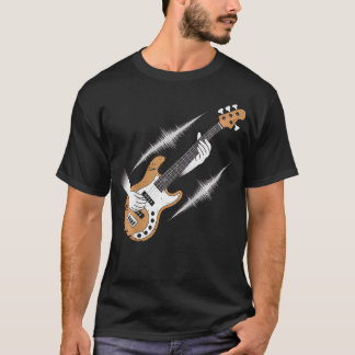Basgitarrspelare Vintage För T Shirt