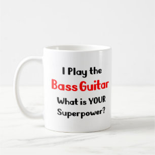 basguitar-spel kaffemugg