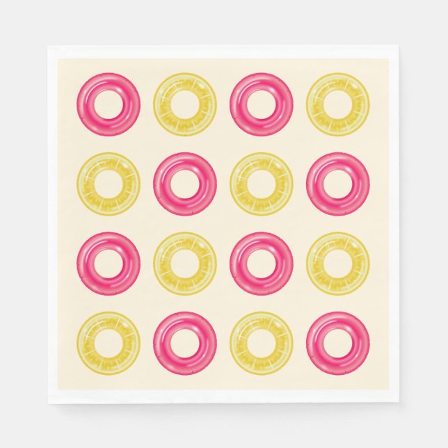 Bash Birthday på spanska Stänk Bassäng Pappersservett (Framsidan)