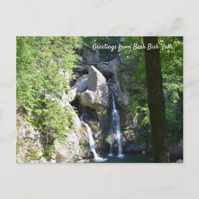 Bash Bish Falls Souvenir-vykort Vykort (Framsida)