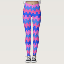 Bash Blue and Rosa Chemistry Leggings