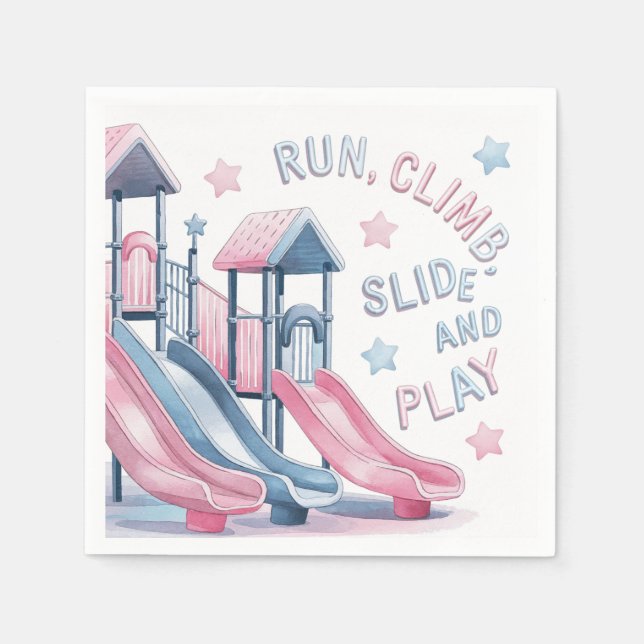 Bash för Roligten vid uppspelning Pappersservett (Framsidan)