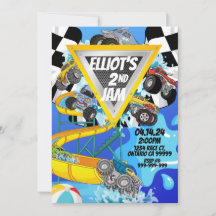 Bash-inbjudan till Monster Lastbil Bassäng Party