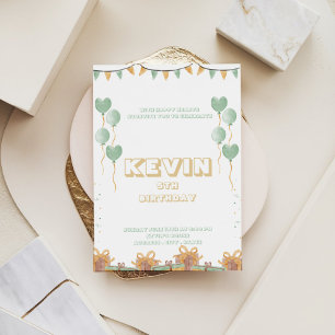 Bash-inbjudan till Vibrant Confetti Birthday Julkort