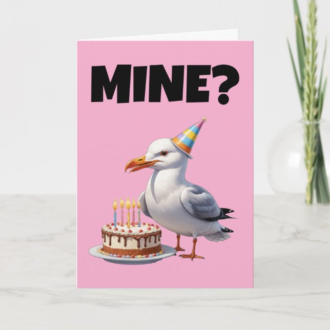 Bash - Kaka, Chaos och Roligt, fiskmås! Inbjudan (Framsida)