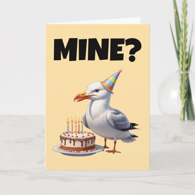 Bash - Kaka, Chaos och Roligt, fiskmås! Inbjudan (Framsida)