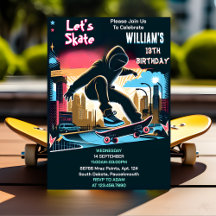 Bash Scooter Jump Zon Skateboarding 13:e födelseda