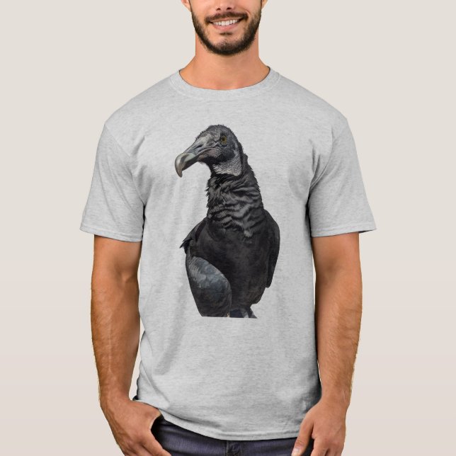 Bash the Black Vulture T-Shirt (Framsida)