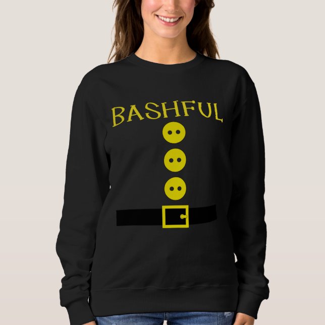 Bashful Dwarf Costume Color Family Matching Group  T Shirt (Framsida)