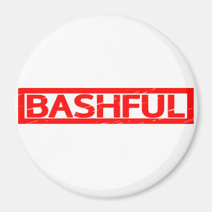 Bashful Frimärke Magnet