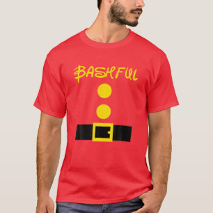 Bashful Halloween Dwarf Costume Färg Matching T Shirt