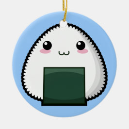 Bashful Onigiri Julgransprydnad Keramik