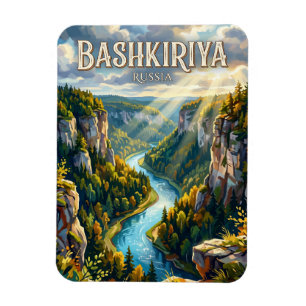 Bashkiriya nationalpark Ryssland Magnet