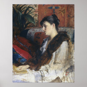 Bashkirtseff - Konstnärets syster i lag 1881 Poster