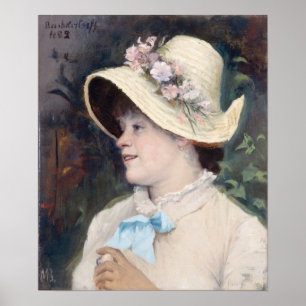 Bashkirtseff - Paris Porträtt of Irma 1882 Poster